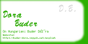 dora buder business card